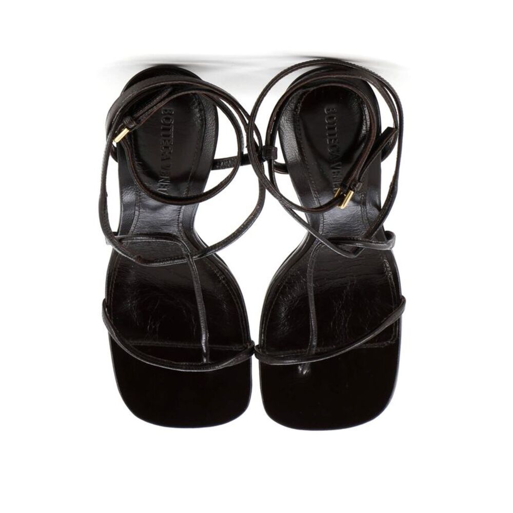 Bottega Veneta Women's The Line Sandals Leather 90 Brown - Picture 2 of 5